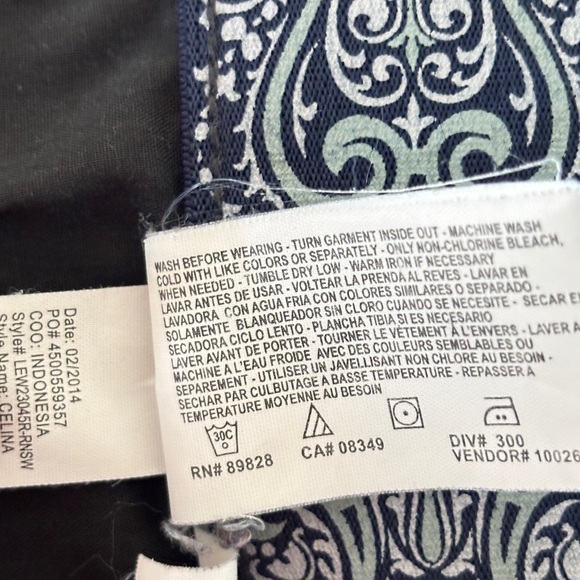 Gloria Vanderbilt Shorts Womens Plus Size 24W Stretch Denim Jean Chino Style - Picture 10 of 16